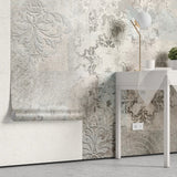 Fototapet retro & vintage cu arabescuri in stil vintage pe fundal deschis vintage arabesque