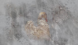 Tapet personalizat victorian cu gasca pe un fundal gri in stil victorian victorian goose