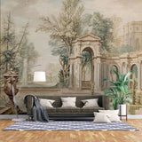 Tapet personalizat victorian inspirat opera isaac de moucheron reprezentand gradina impresionanta perioada renascentista italainte garden