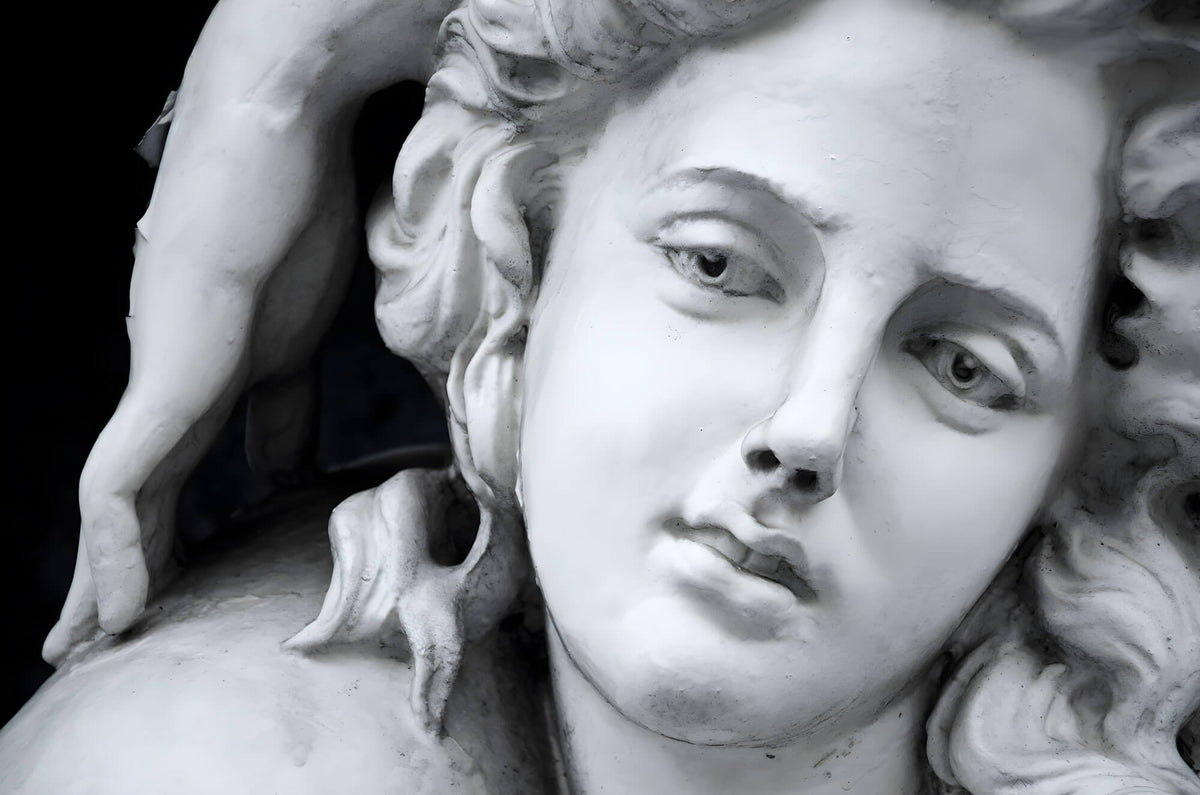 Tapet Personalizat Victorian cu statueta feminina - DAPHNE