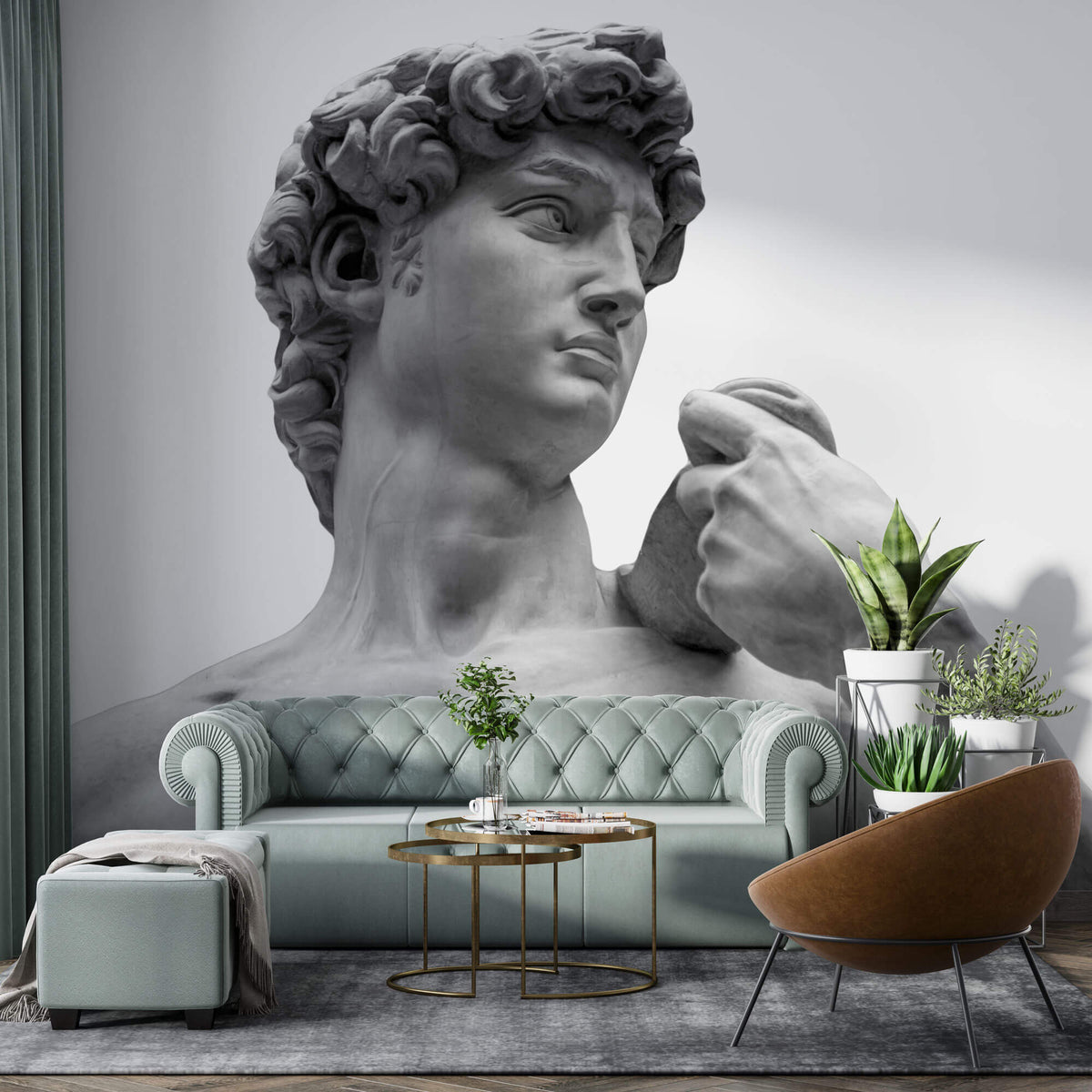 Fototapet Personalizat Victorian cu statueta lui David - MICHELANGELO'S DAVID