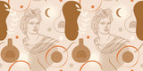 Victorian Boho Sculpture I Personalised Wallpaper