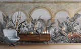 Tapet Personalizat Victorian cu ruine si vegetatie tropicala - EXOTIC RUINS
