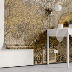 Tapet Personalizat cu harta istorica veche din secolul 16 - EARLY MAP