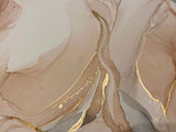 Tapet personalizat marble cu marmura in nuante rose cu accente aurii sahara