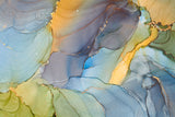 Tapet personalizat marble cu marmura in nuante de curcubeu rainbow