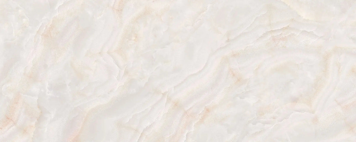 Tapet personalizat marble in nuante fine de bej si alb sidefat de marmura cuart finesse
