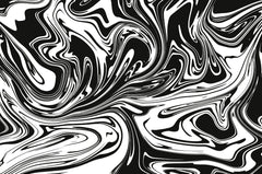 Tapet personalizat marble cu un model de marmura acril neagra cu alb ce creeaza un design dinamic si elegant black swirl
