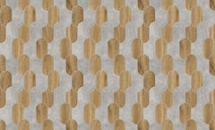Concrete Art Deco Personalised Wallpaper