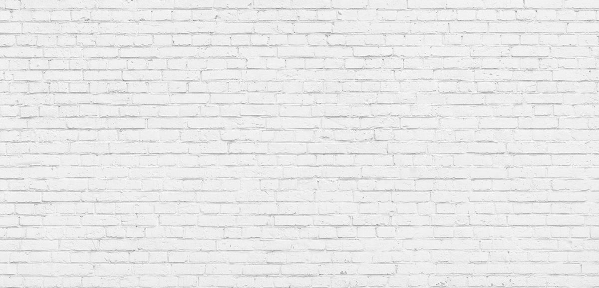 Tapet Personalizat Stone cu perete alb de caramida alba - HIGHLIGHT WHITE BRICK II