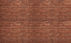 Tapet Personalizat Stone cu caramizi dispuse neuniform - UNEVEN RED BRICKS