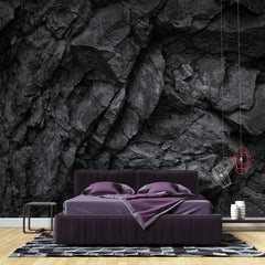 Tapet Personalizat Stone cu stanca de piatra neagra - BLACK STONE