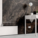 Tapet Personalizat Stone cu piatra de stanca in nuante de maro - EARTHY BROWN STONE