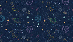 Hand Drawn Galaxy Personalised Wallpaper