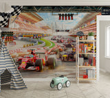 Tapet Personalizat Masini cu masini de formula 1 - FORMULA 1 RACE