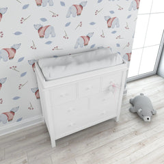 Tapet personalizat lumea animalelor pentru copii cu urs polar simpatic polar bear