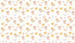 Dancing Animals Personalised Wallpaper