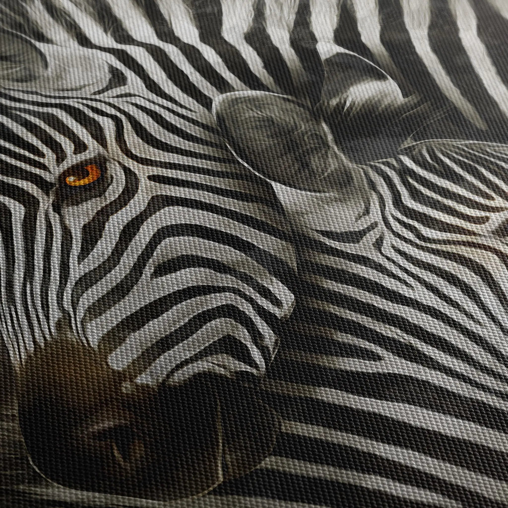 Tablou canvas pentru copii care prezinta doua zebre imbratisate zebras